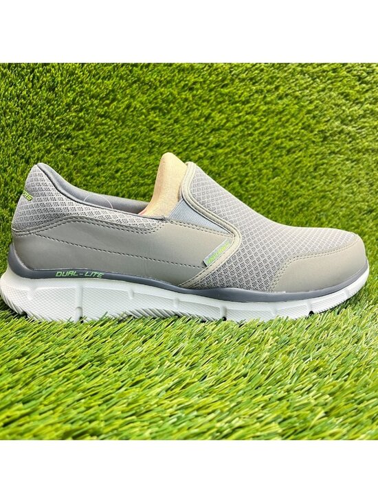 Skechers Equalizer Persistent Mens Size 11 Gray Athletic Slip-On Shoes Sneakers main image 5